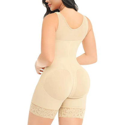 Transform Your Curves with YIANNA Colombian Shapewear - Ultimate Tummy Control Full Body Shaper with Convenient Zipper Crotch and Butt Lifting Design