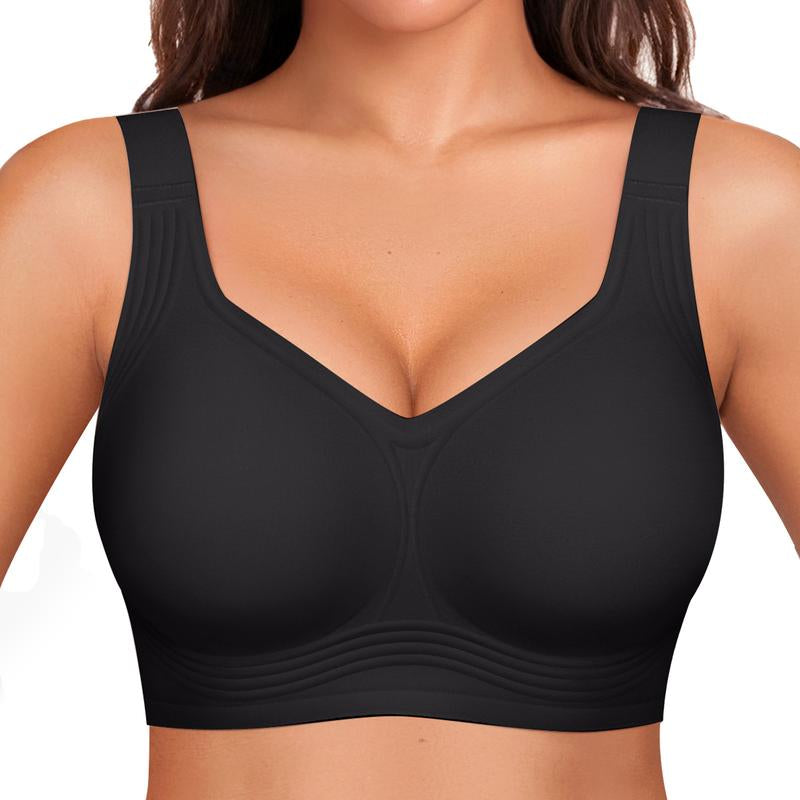 Experience All-Day Comfort with OEAK Women's Wireless Padded T-Shirt Bra - Perfect for Everyday Wear!