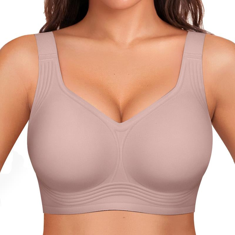 Experience All-Day Comfort with OEAK Women's Wireless Padded T-Shirt Bra - Perfect for Everyday Wear!