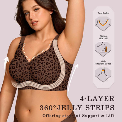 Experience All-Day Comfort with OEAK Women's Wireless Padded T-Shirt Bra - Perfect for Everyday Wear!