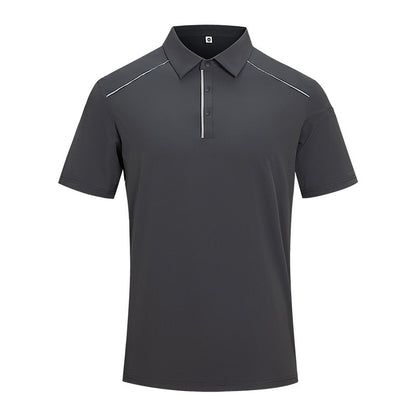 Light Luxury Polo Shirt Quick-drying Breathable Short Sleeved T-shirt