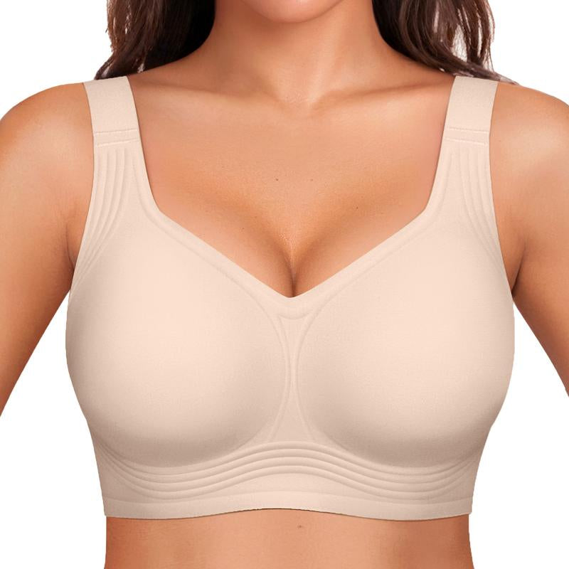 Experience All-Day Comfort with OEAK Women's Wireless Padded T-Shirt Bra - Perfect for Everyday Wear!