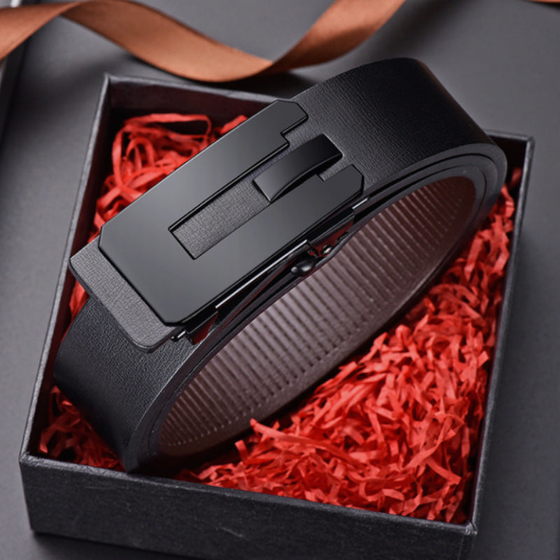 Toothless Automatic Buckle Business Men's Belt