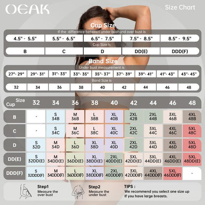 Experience All-Day Comfort with OEAK Women's Wireless Padded T-Shirt Bra - Perfect for Everyday Wear!